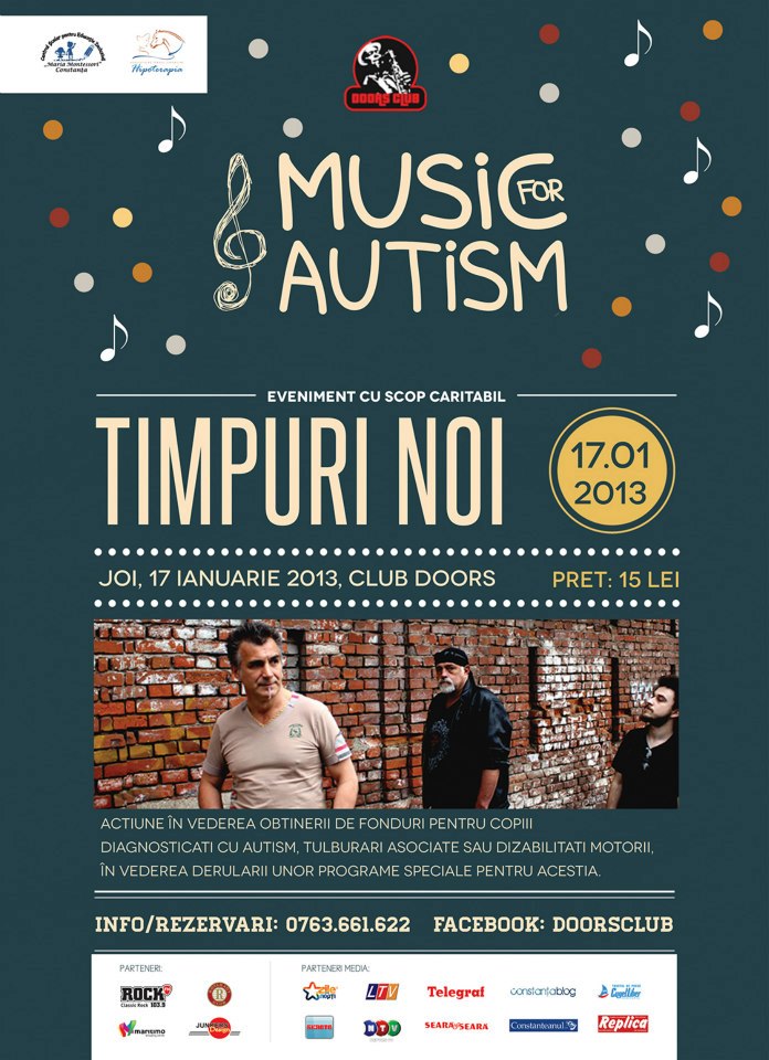 Timpuri Noi canta in cadrul unui concert caritabil